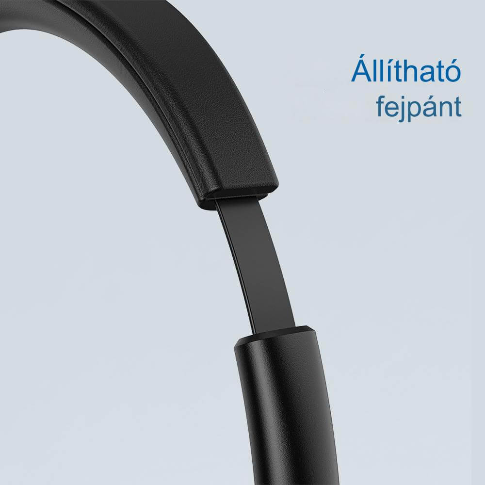 Casti cu fir, New Bee, Negru