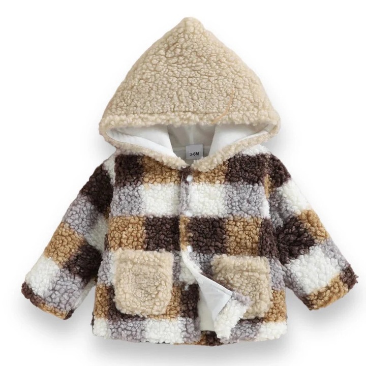 Бебешко яке BBY-BEAR, Кафяв