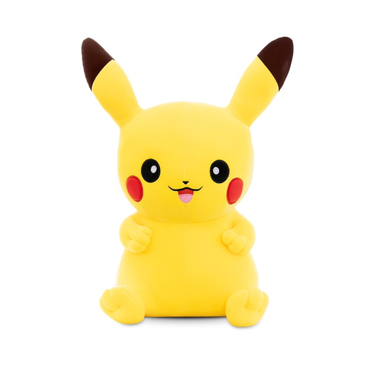 Плюшена играчка Pikachu, Покемон, 34 см, Плюшена играчка Покемон, Жълта плюшена кукла Пикачу, Плюшена играчка Пикачу, Плюшена играчка за деца