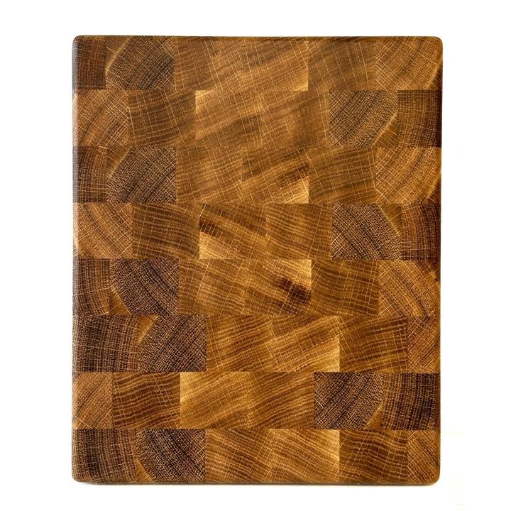 Tocator lemn masiv de stejar "end grain" 250x215x26