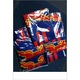 Red Bull kültéri banner, 100x80cm, poliészter anyag, HD nyomtatás, UV álló
