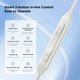 Casti cu Fir compatibile cu Samsung, OPTIM SOLUTION, Type-C, Half In-Ear Design, Izolare Fonica, Calitate Audio Superioara, Phone Calls, Music, Sport, Confort Ergonomic, Control Intuitiv, Butoane Accesibile, Alb