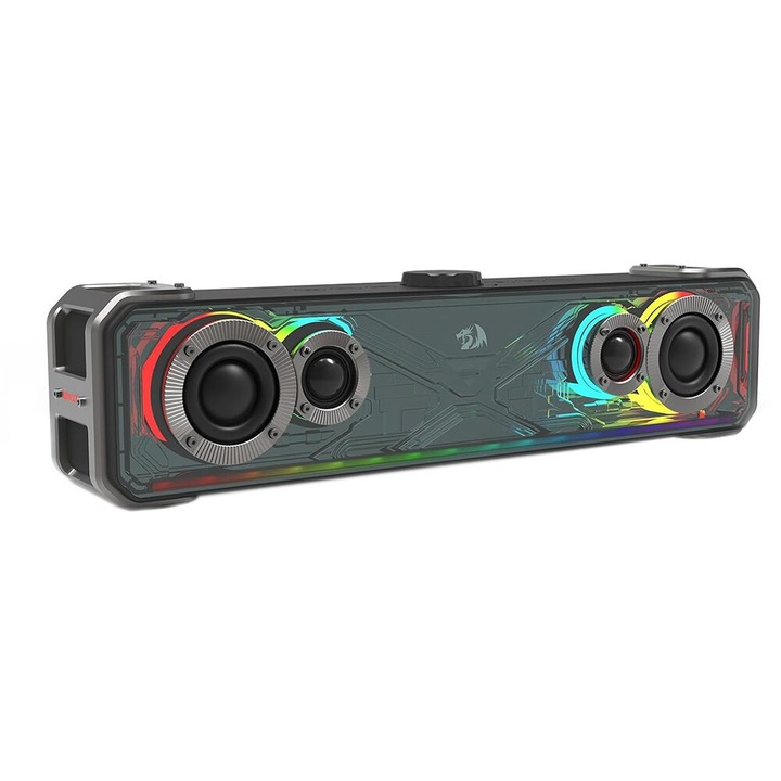 Redragon Surge Bluetooth Hangprojektor, fekete, RGB világítás