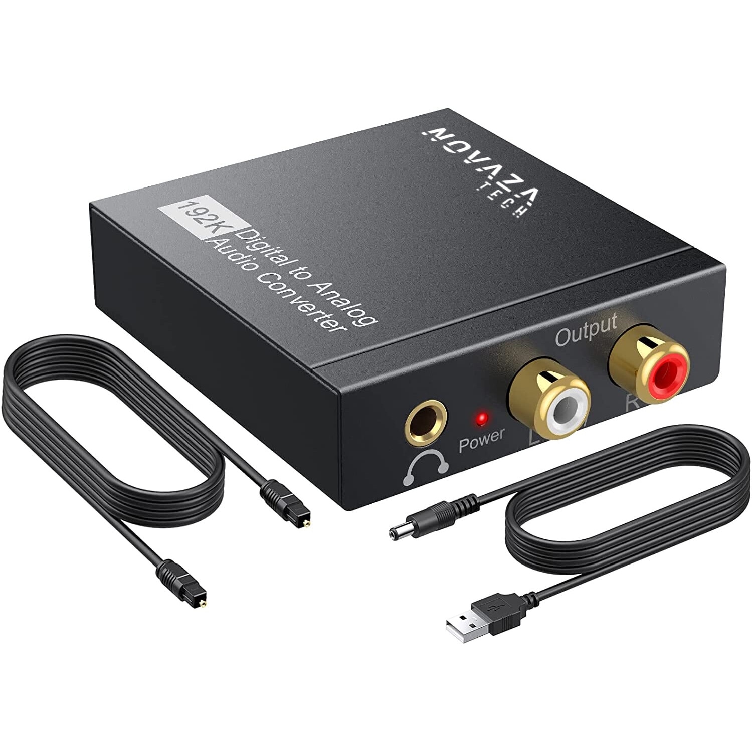P3D＋P5D OST Optical Converter, Novaza Tech, 2x cinch RCA, Intrare audio