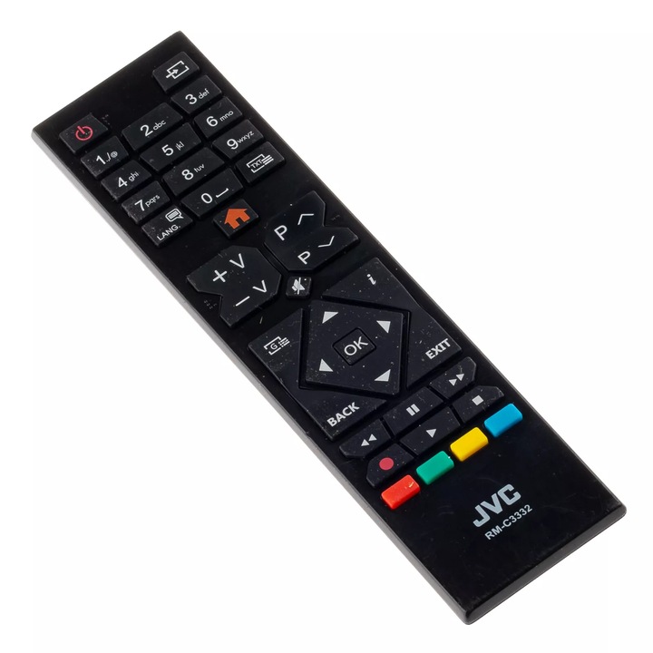 JVC RM-C3332 дистанционно управление за LT-24VH42M LT-32VH42M LT-40V45LFC - ЧЕРНО