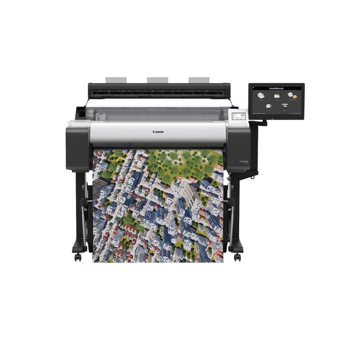 Imprimantă multifuncțională Canon imagePROGRAF TM-350 MFP Z36, 36", 5 cerneluri color, A0, rezoluție 2400x1200 DPI