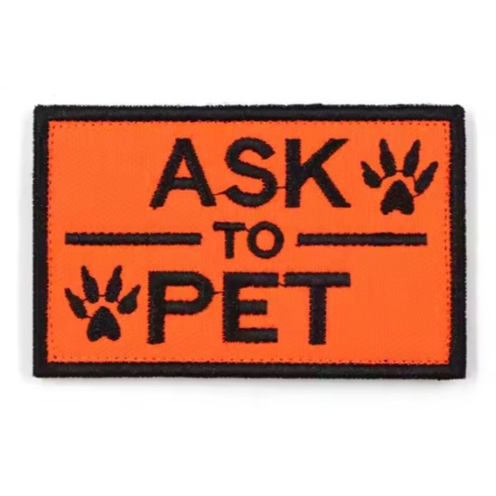 Sticker accesoriu pentru Ham, detasabil, prindere tip Velcro