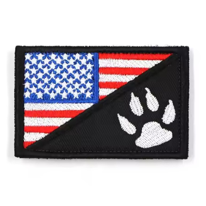 Sticker accesoriu pentru Ham, detasabil, prindere tip Velcro, Model SUA