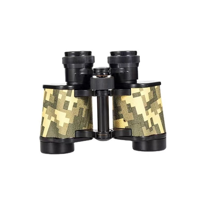 Kültéri távcső, 8x30, éjjellátó, nagy felbontású, 30 mm-es objektív, 100 mm-es fókusztávolság, 8,5°-os látómező, terepszínű