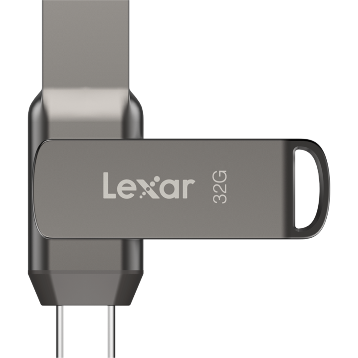 Memory Stick, Lexar JumpDrive Dual Drive D400 Type-C/Type-C & Type-A, akár 100MB/s olvasási sebesség (USB 3.1) 32GB