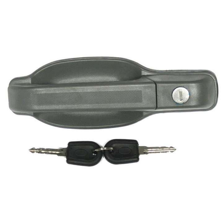Maner usa fata stanga pentru Iveco Turbo Daily 1989-1999, colorat gri, set complet cu incuietori, noua