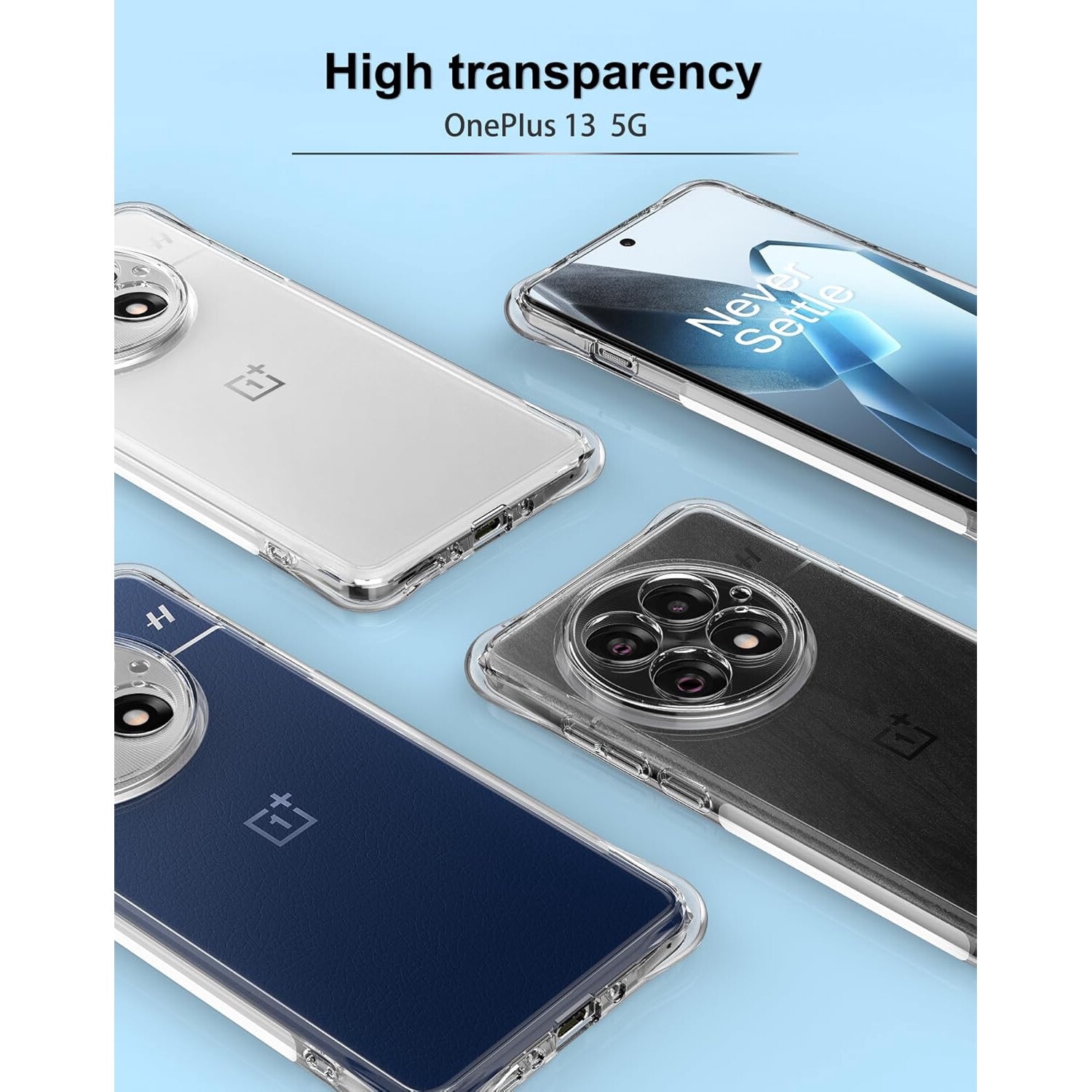 Husa pentru OnePlus 13 Slim Anti-Shock 1.5mm reinforced 4 corners Transparent