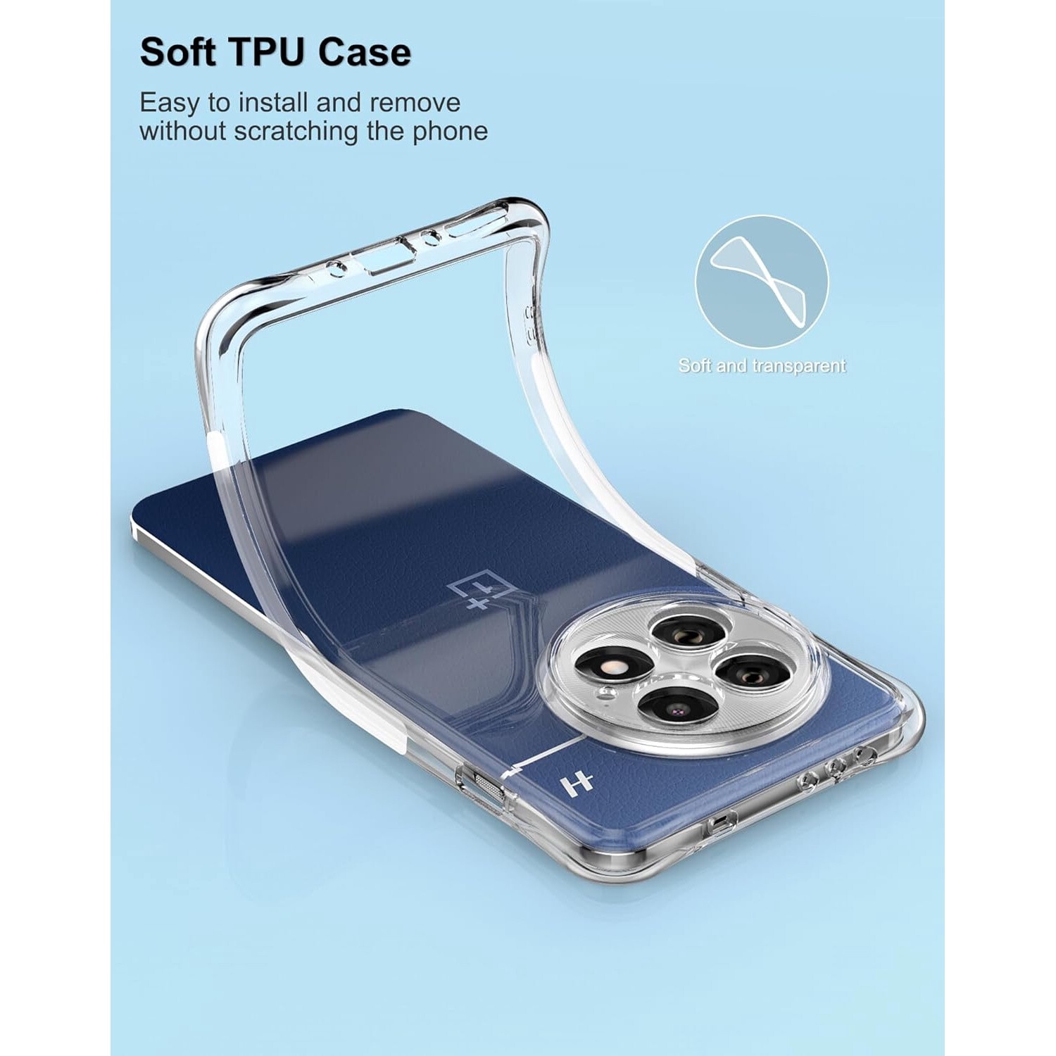 Husa pentru OnePlus 13 Slim Anti-Shock 1.5mm reinforced 4 corners Transparent