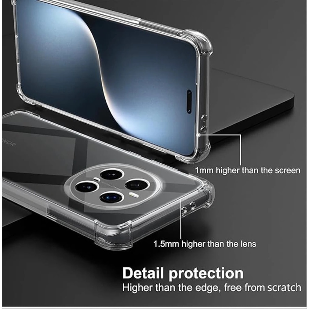 Husa pentru Honor Magic 7 Pro Slim Anti-Shock 1.5mm reinforced 4 corners Transparent
