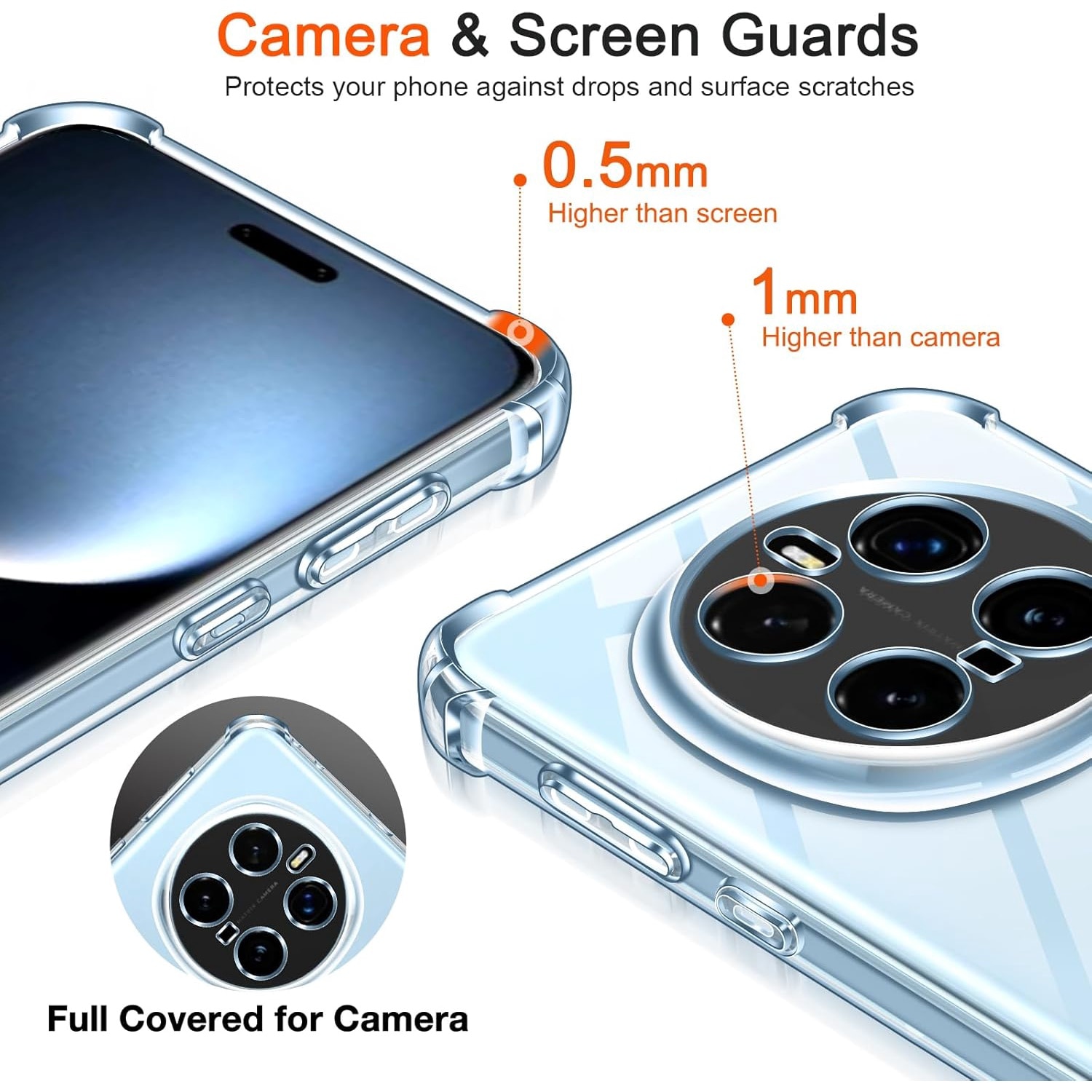 Husa pentru Honor Magic 7 Pro Slim Anti-Shock 1.5mm reinforced 4 corners Transparent