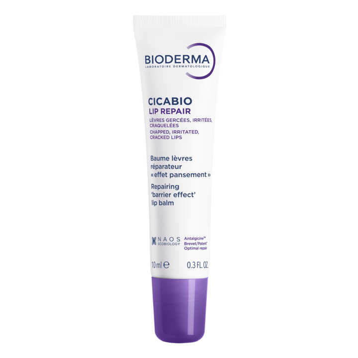 Balsam de buze reparator Bioderma Cicabio, 10 ml