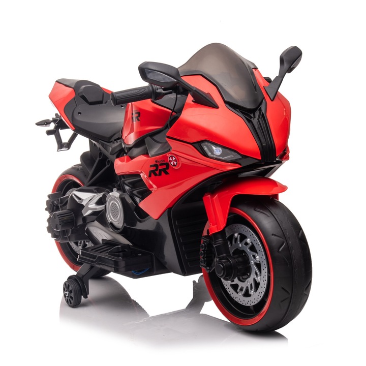 Motocicleta electrica pentru copii Kinderauto B919 2x 45W, 12V 12Ah, culoare rosu