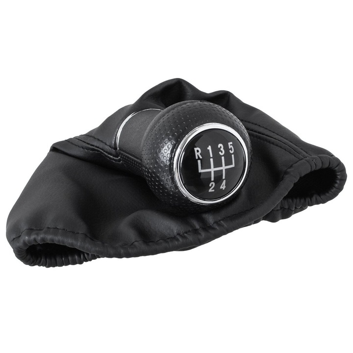 Скоростно копче + маншон, MODECAR, черен, 5 скорости, за Seat Leon I 1999-2006