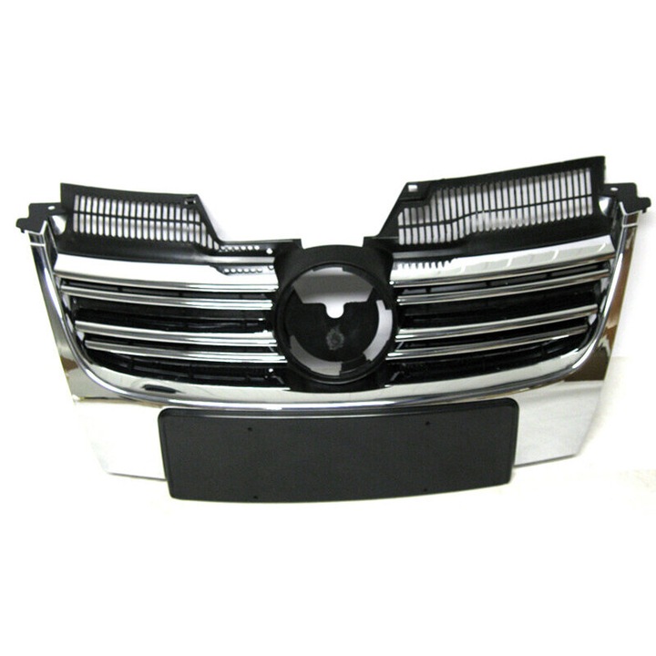 Grila, Volkswagen Golf V, crom/negru, 2005-2010