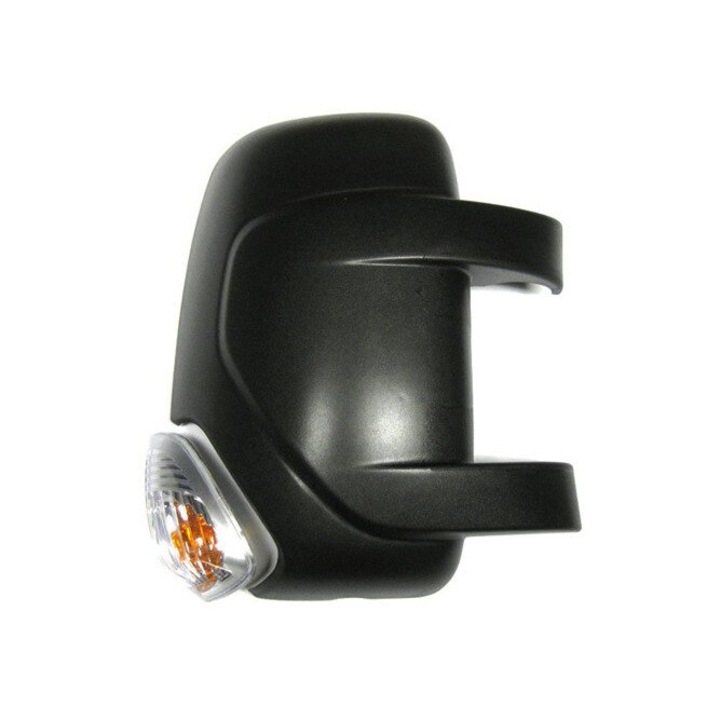 Külső tükör burkolat garnitúra + jobb oldali irányjelző, Renault Master, 2010, fekete