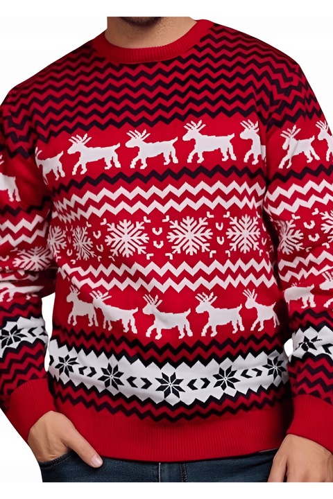 Коледен пуловер, Многоцветен