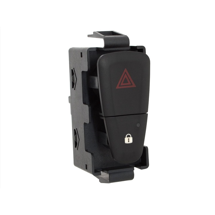 Comutator lumini de urgenta cu blocare usi, MODECAR, Dacia Dokker/Lodgy/Logan II/Sandero II, 6 pini, nou, negru