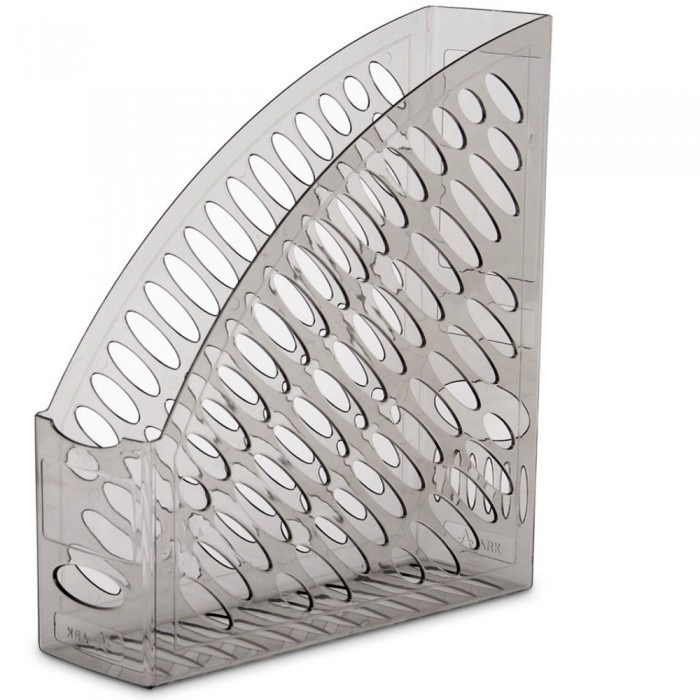 Suport colorat documente vertical ARK, fumuriu