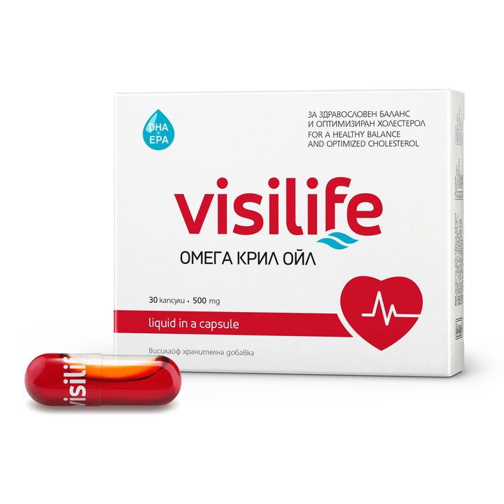 Продукт за оптимизиран холестерол Visilife, 30 капсули.