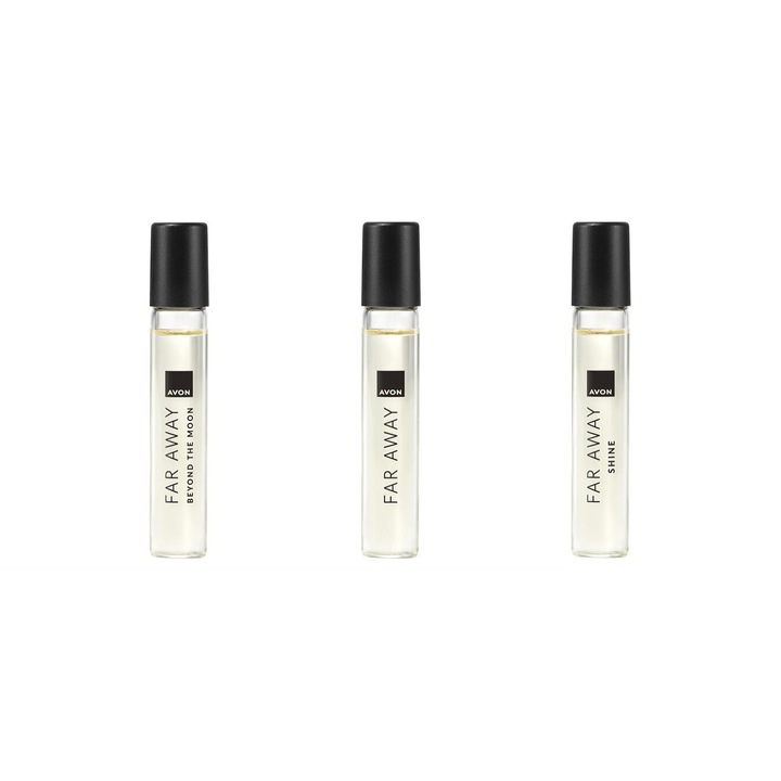 Set Far Away, 3 Mini apa de parfum 10ml