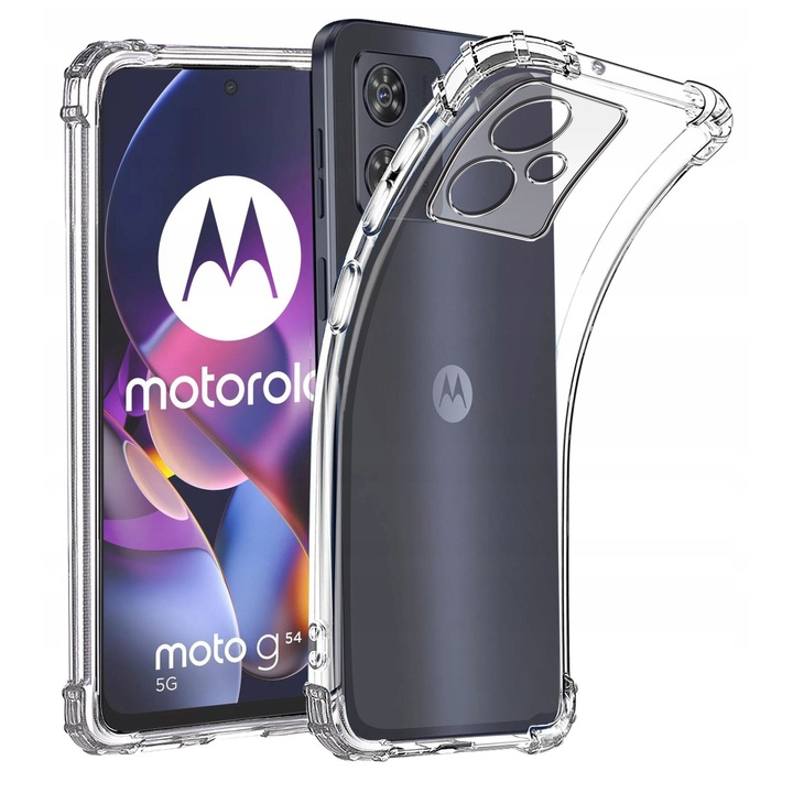 Anti Shock tok Motorola Moto G54 5G / G54 5G Power Edition készülékhez, átlátszó