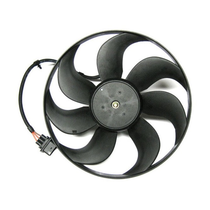 Hűtőventilátor, MODECAR, Audi A3, 3 tűs, 7 lapátos, 345 mm, új
