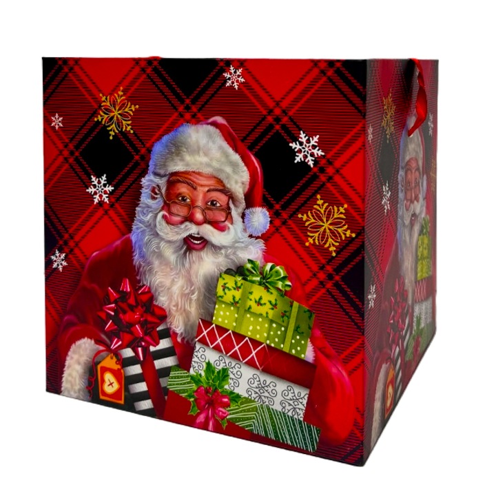 Опаковъчна кутия за коледни подаръци 22x22x22 см, Velve