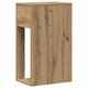 Suport turn pentru computer cu sertar vidaXL, Artisan Stejar, 30x44x74cm, 11.65 Kg