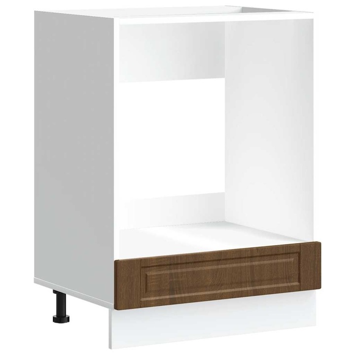 Dulap pentru cuptor "Porto" vidaXL, din lemn de stejar maro, 15.6 kg