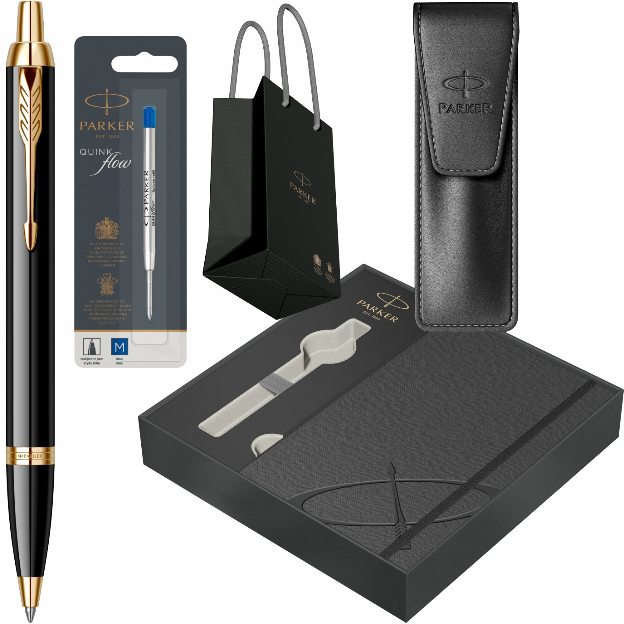 Pix Parker IM Royal Black Lacquer GT cu gravura laser inclusa
