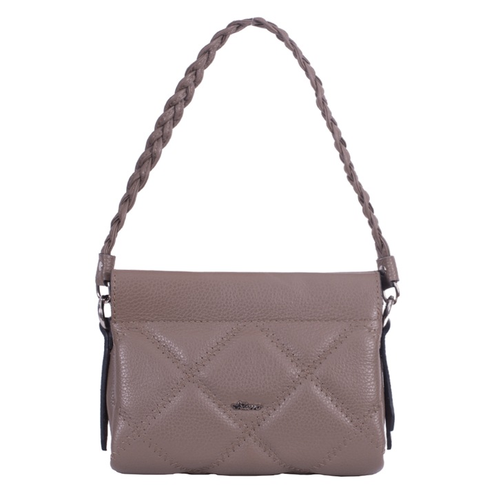 Geanta Zevo dama piele naturala matlasata mica Amedeeadqwfxz