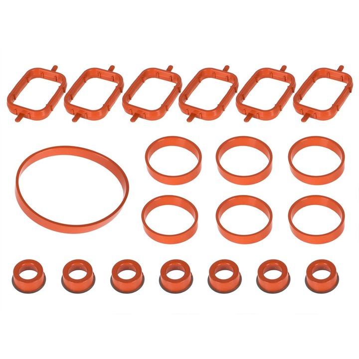 Tömítéskészlet szívócsőhöz és EGR szelephez, MODECAR, BMW, 7, Nincs, BMW 3 E46, BMW 3 E90 / E91, BMW 5 E39, BMW 5 E60 / E61, BMW 6 E63 / E64, BMW 7 E38, BMW 7 E65 / E66 / E67, BMW X3 E83, BMW X5 E53, BMW X5 E70, BMW X6 E71 / E72