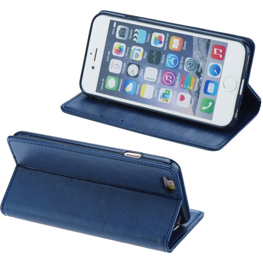 Husa pentru Motorola Moto G24 / G04 flip book case dark blue