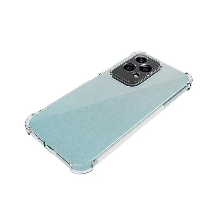 Защитен калъф, Mat-Tech, съвместим с Honor 200 Lite, Защита на камерата, Антишокови ъгли, Прецизни изрези, Устойчивост на удар, Повдигнати ръбове за защита на екрана, Прозрачен