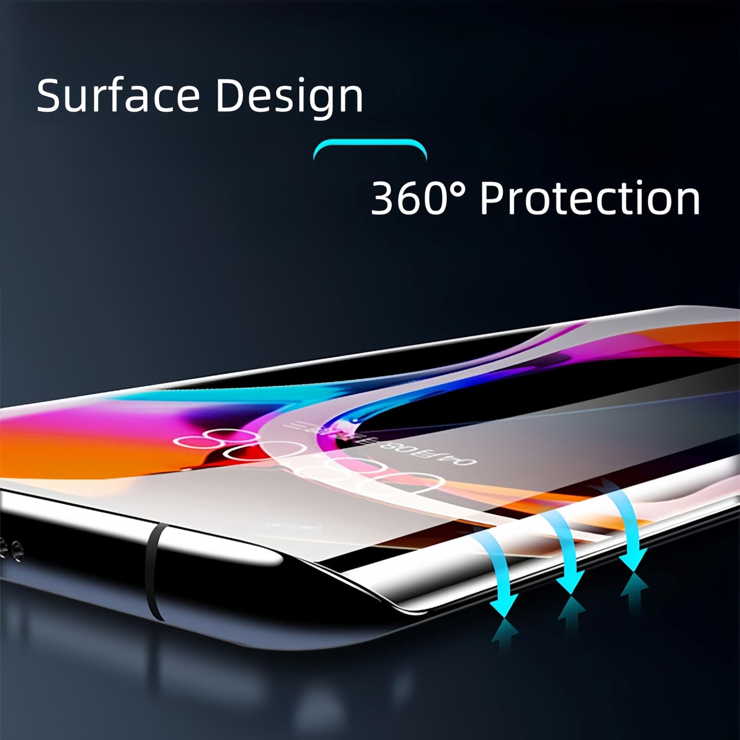 Set 3 Folie de protectie ecran exterior din sticla pentru Motorola Edge 50 Pro, Ultra HD, Anti Zgarieturi, Anti Socuri, Vanaxalife®