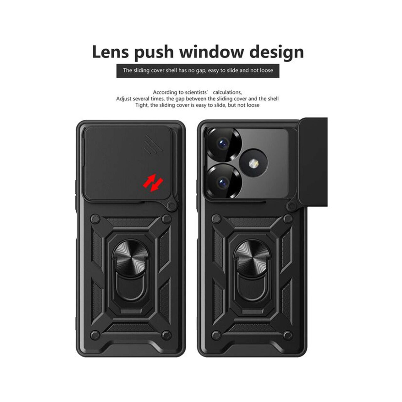 Husa pentru Xiaomi Redmi 13 / Poco M6 4G Marmalis CamShield Series Negru