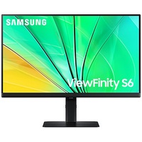 Monitor IPS LED Samsung ViewFinity S6 24" LS24D600EAUXEN, QHD 2560 x 1440, HDMI, DisplayPort, USB, Pivot, 100 Hz, 5 ms Negru