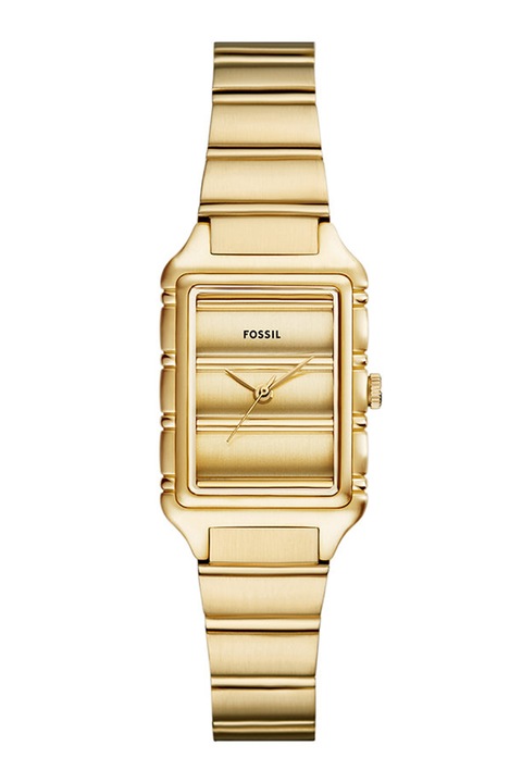 Fossil, Szögletes rozsdamentes acél karóra, Aranyszín