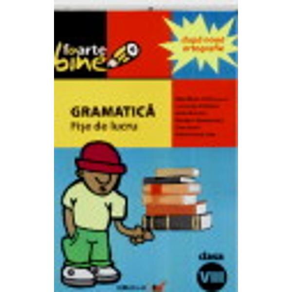 Gramatica Fise De Lucru Cls 8 2008 - Eliza-Mara Trofin