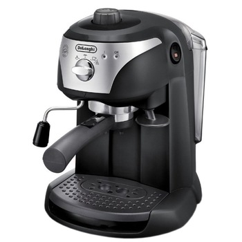 Espressor manual De'Longhi EC221.B, Dispozitiv spumare, Sistem cappuccino, 15 Bar, 1 l, Oprire automata, Negru/Gri Espressor manual De'Longhi EC221.B, Dispozitiv spumare, Sistem cappuccino, 15 Bar, 1 l, Oprire automata, Negru/Gri