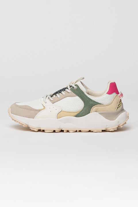 Lumberjack, Tekla textilsneaker nyersbőr részletekkel, Fehér/Világosbézs