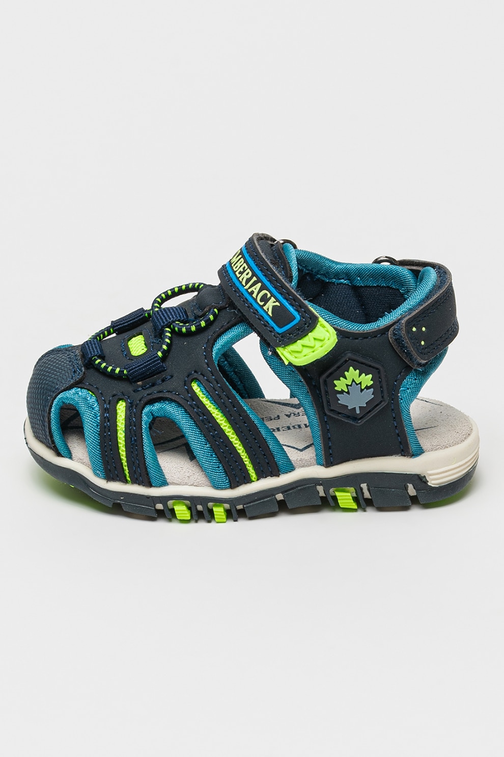 Lumberjack, Sandale cu bareta velcro, Albastru ultramarin, Albastru azur, 22 EU