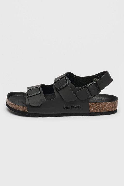 Lumberjack, Sandale slingback uni, Maro inchis/Negru