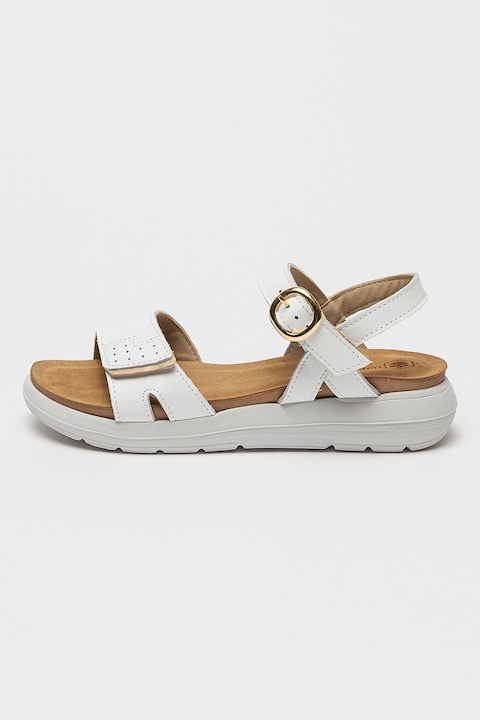 Lumberjack, Dalida strasszköves bőrszandál, Fehér