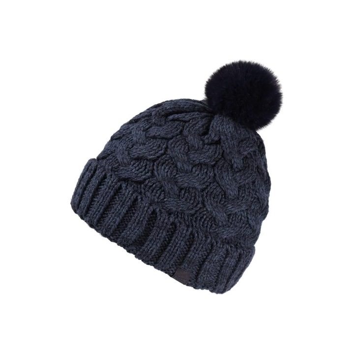 Regatta téli sapka, pomponnal, kék, univerzális, akrilból